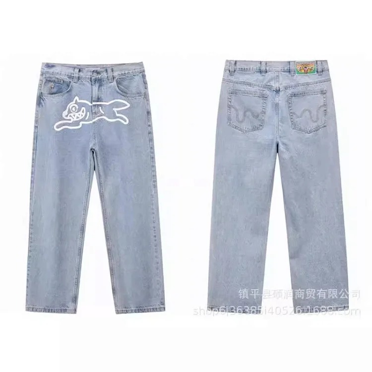 Unisex wide-leg straight-leg casual jeans(pic6) Unisex wide-leg straight-leg casual jeans