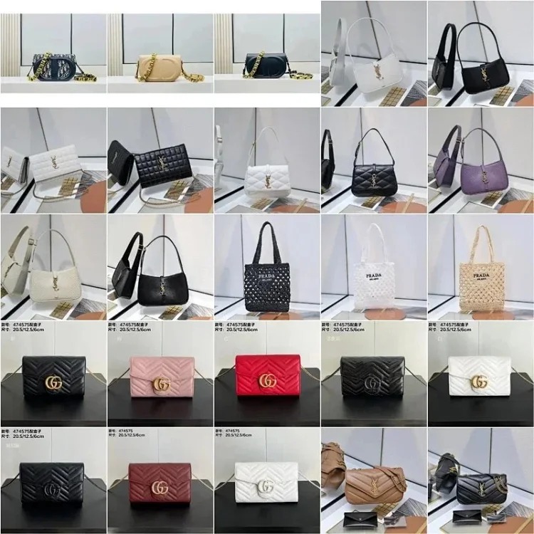 New women's bag small leather shoulder crossbody bag armpit bag chain envelope bag-2605