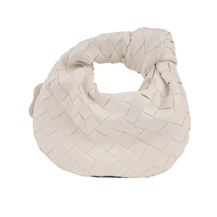 2025 Spring Commuting 2024mini Portable Cloud Bag Handmade Woven Armpit Bag Pillow Bag Hot Selling Women's Bag