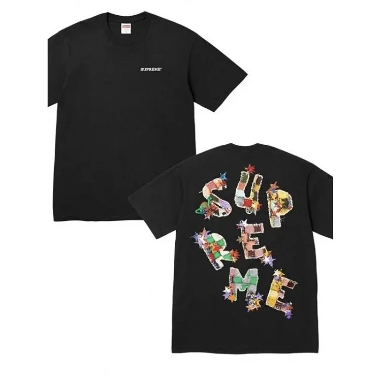 Sup Milan Cross Smoke Classic Lettering Short Sleeve T-Shirt image 2