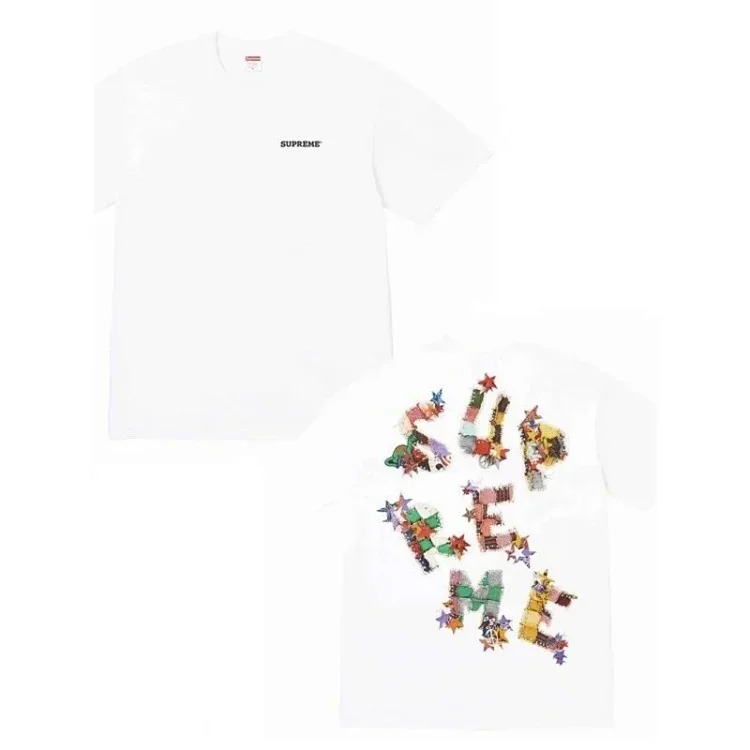 Sup Milan Cross Smoke Classic Lettering Short Sleeve T-Shirt image 3