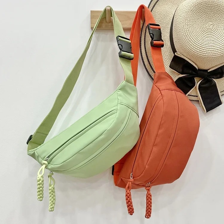 Sports crossbody cycling chest bag for women 2025 new waist bag women's trendy niche shoulder bag men's trendy brand small shoulder bag