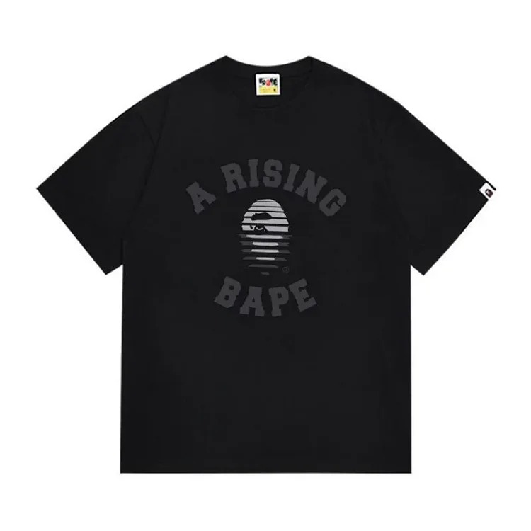 Fashionable pure cotton handsome couple trendy T-shirt Japanese round neck casual summer loose Korean short-sleeved trendy brand image 4