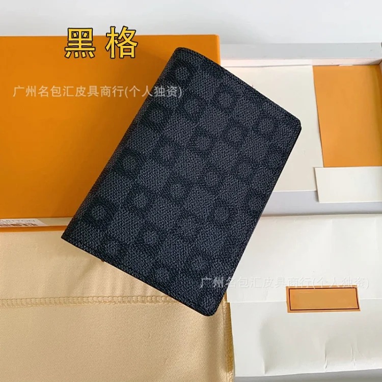 Foreign trade high-quality card holder, document cover, passport book protective cover, multi-card slot wallet, unisex 60181