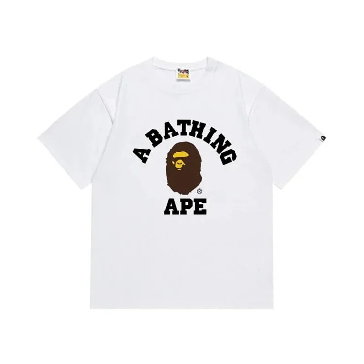Couple clothing for men and women, large size loose pullover short-sleeved T-shirt for teenagers