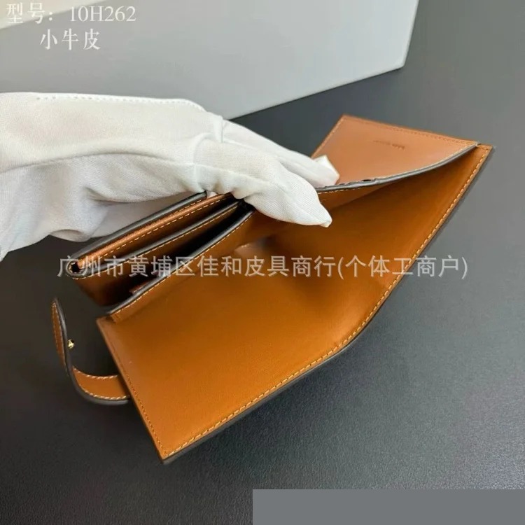 Foreign trade new short wallet commuter card holder multi-functional fashion versatile short ladies wallet genuine leather document bag