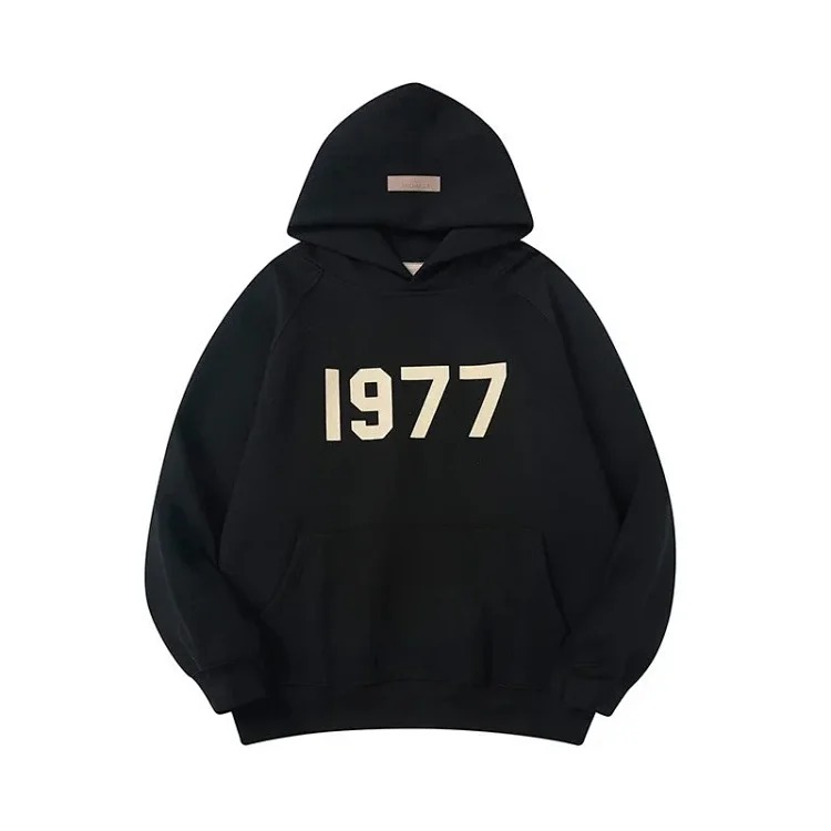 Trendy new chest LOGO taped hooded sweatshirt FO-G