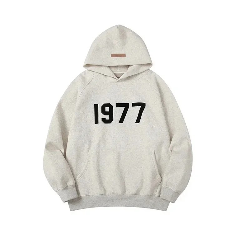 Trendy new chest LOGO taped hooded sweatshirt FO-G