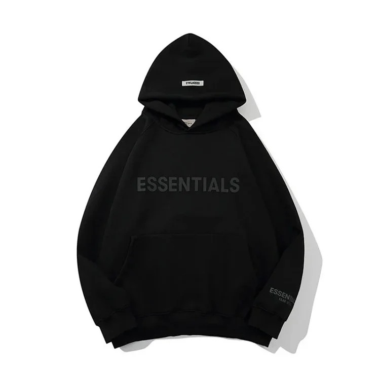 Trendy new chest LOGO taped hooded sweatshirt FO-G