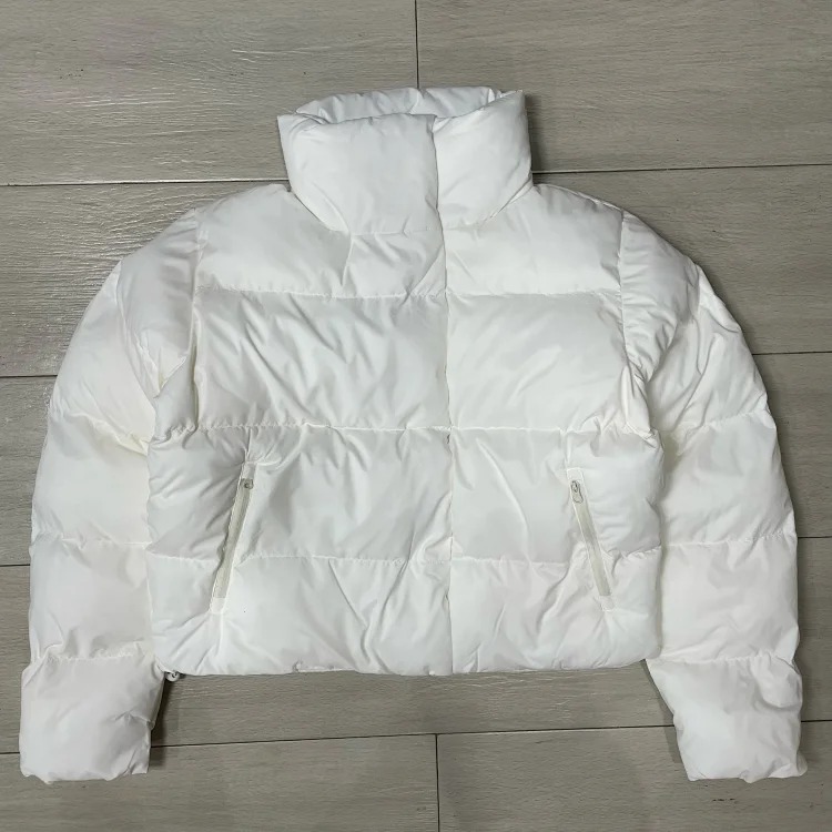 Jordan SJ2 solid color stand collar zipper short down jacket image 2