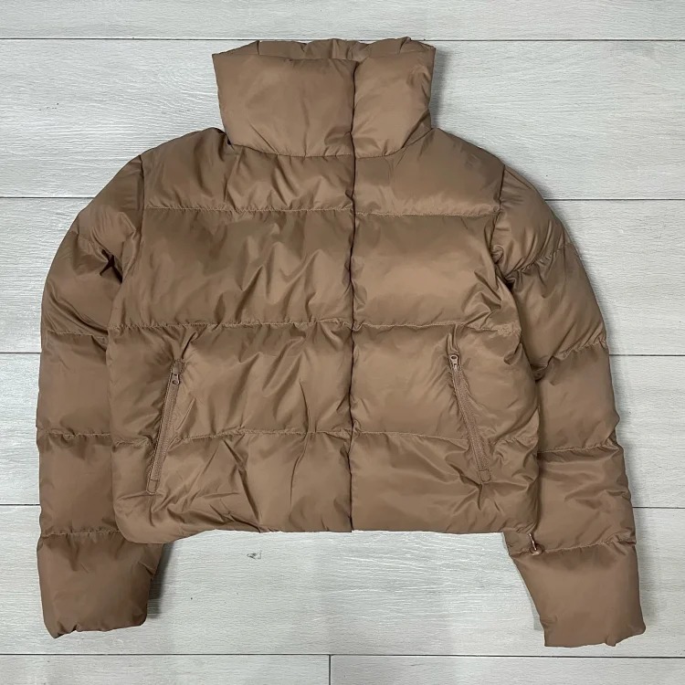 Jordan SJ2 solid color stand collar zipper short down jacket image 5