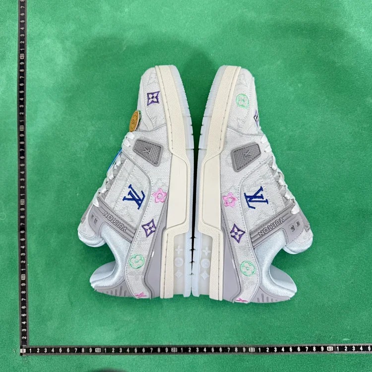 (Customized models are shipped in 3-7 days) TT 2 leather round toe lace-up low-top sneakers