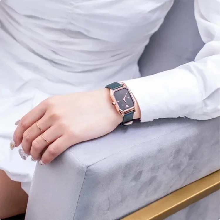 SXDA Gypsophila Watch Women's Style Elegant Ferris Wheel Rose Gold Quartz Movement Men's and Women's Lifestyle Waterproof