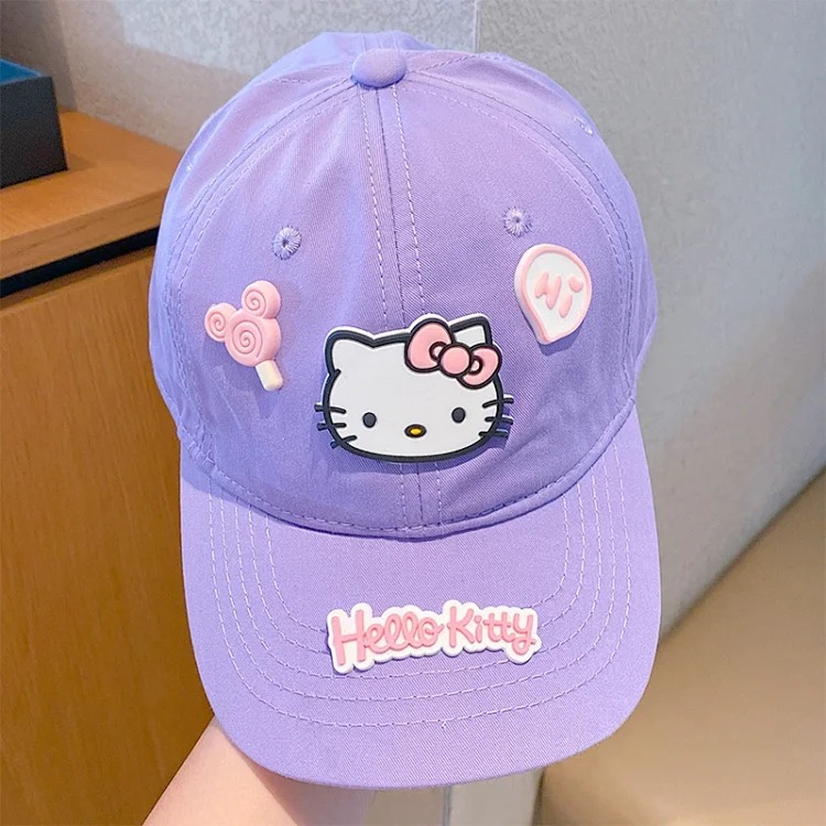 Simple and fresh Hello Kit*ty style baseball cap