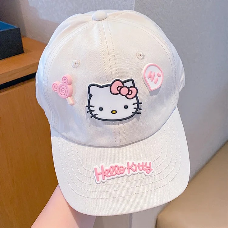 Simple and fresh Hello Kit*ty style baseball cap
