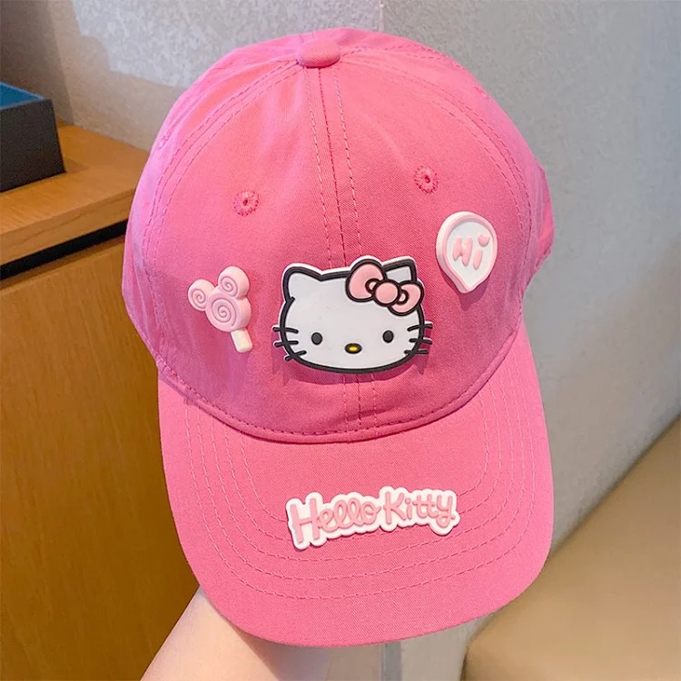 Simple and fresh Hello Kit*ty style baseball cap