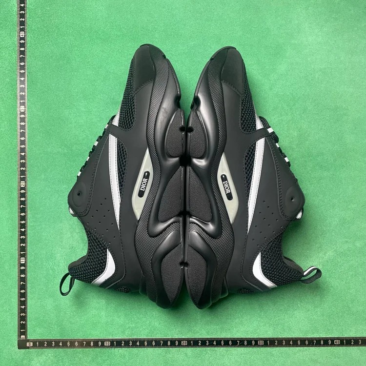 QG8 B22 Leather Textile Shock Absorbing Anti-Slip Wear Resistant Life Casual Shoes Men's Black image 2