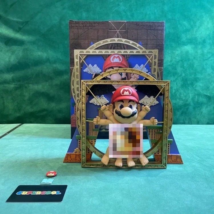 Golden proportion plumber Mario trendy model figure