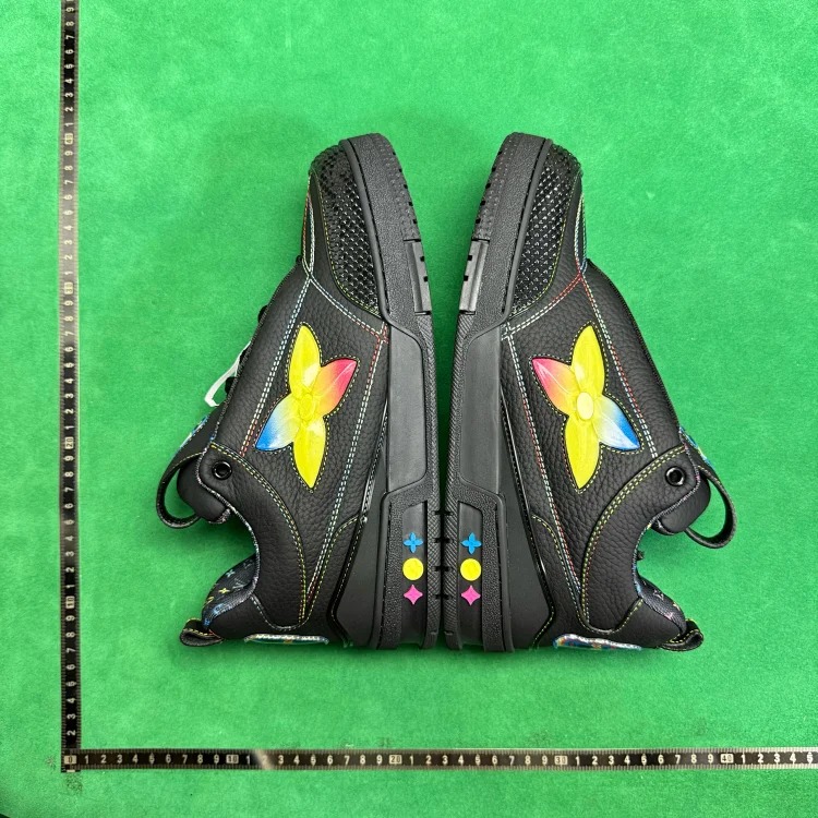 (Customized models are shipped in 3-7 days) TT 8 cow leather round toe lace-up low-cut sneakers image 2