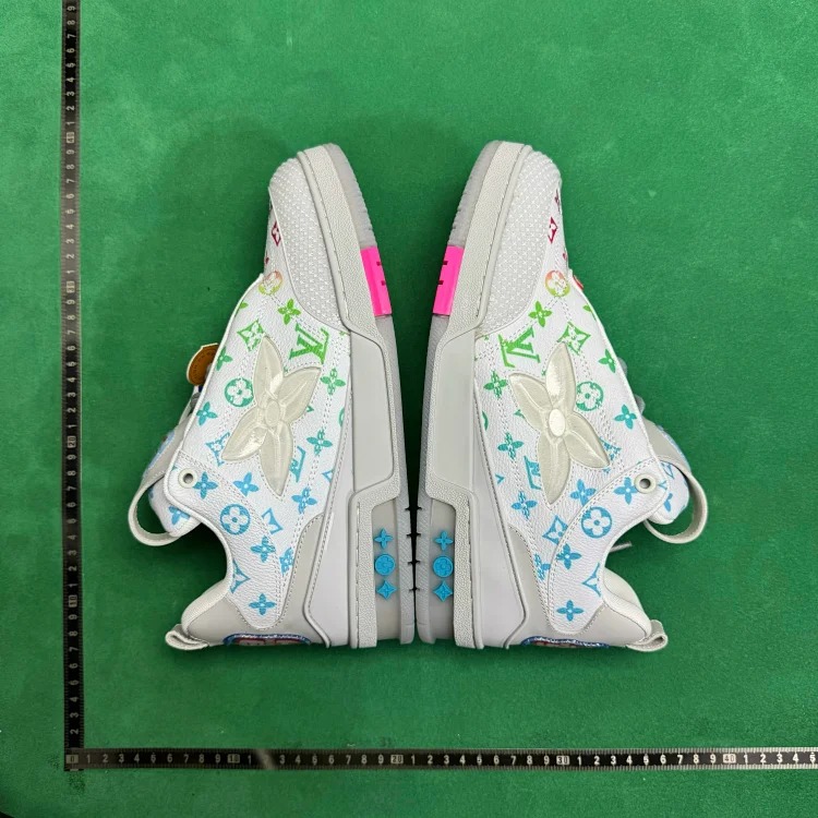 (Customized models are shipped in 3-7 days) TT 8 cow leather round toe lace-up low-cut sneakers image 3