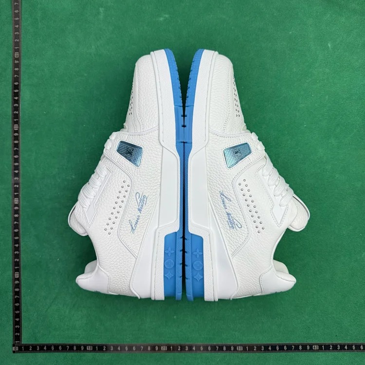 (Customized models are shipped in 3-7 days) TT 3 cow leather flat lace-up low-cut sneakers
