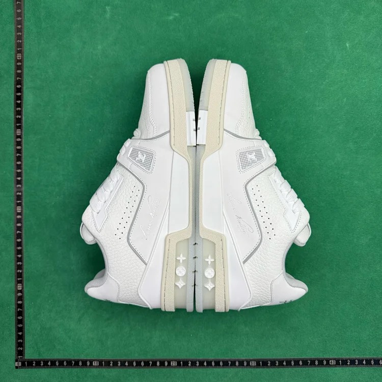 (Customized models are shipped in 3-7 days) TT 2 leather lace-up embossed low-top fashion sneakers image 2