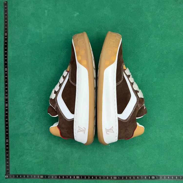 (Customized models are shipped in 3-7 days) TT 0 suede cow leather round toe lace-up low-top sneakers image 5