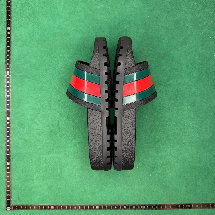 Gucci Striped webbing fashion slippers T4T