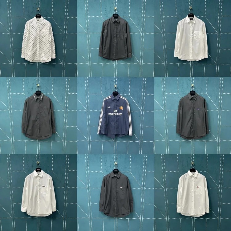 Balenciaga Embroidered long sleeve shirt blcg