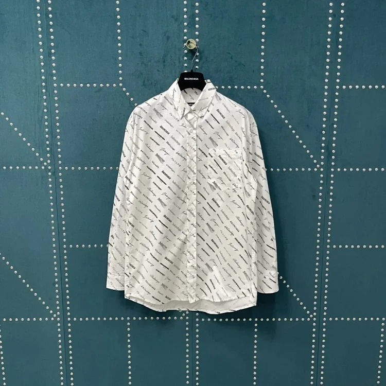 Balenciaga Embroidered long sleeve shirt blcg image 2