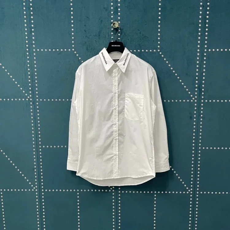 Balenciaga Embroidered long sleeve shirt blcg image 6