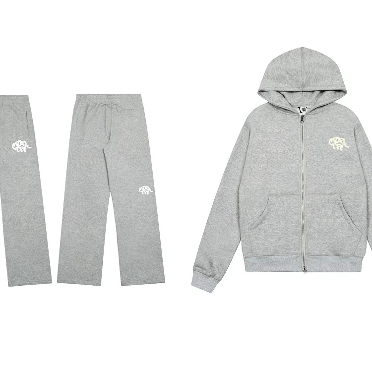DX209 Embroidered loose autumn and winter sports suit for men and women for couples-SRKA
