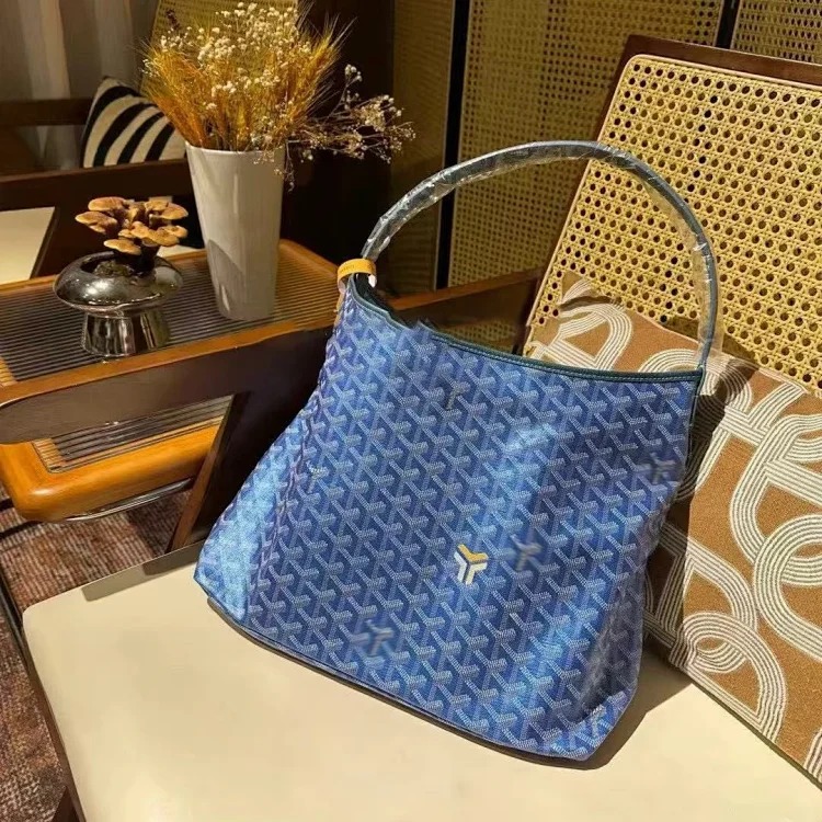 Dogtooth Godeya hobo pearlescent material one-shoulder and underarm shopping bag cotton and linen Y-print ins Xiaohongshu image 5