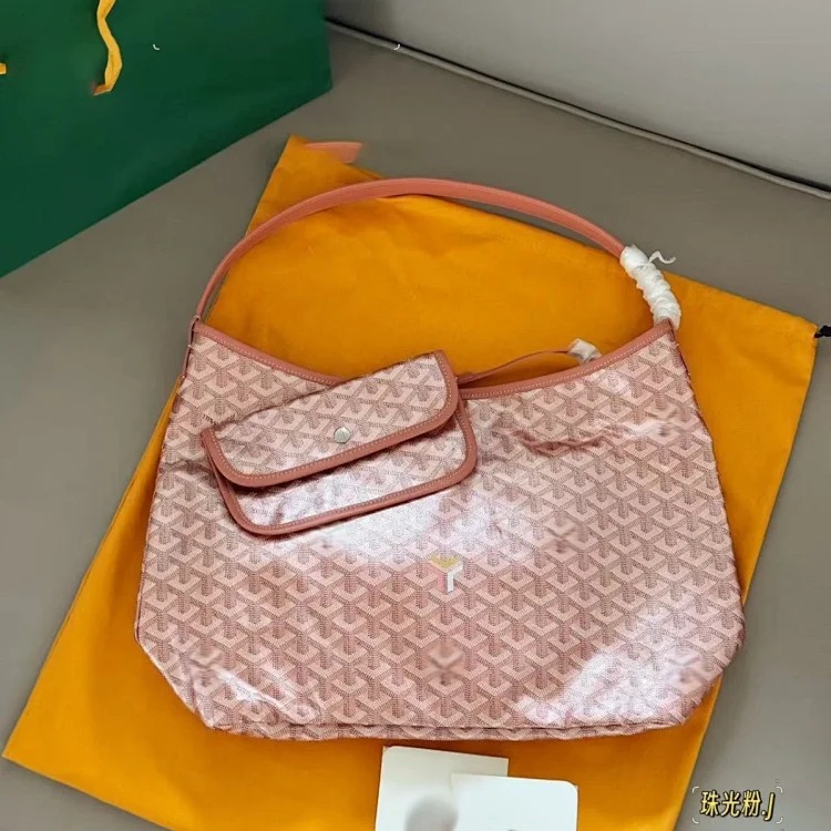 Dogtooth Godeya hobo pearlescent material one-shoulder and underarm shopping bag cotton and linen Y-print ins Xiaohongshu image 6