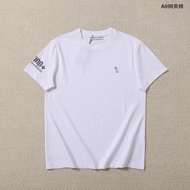 Kaijia sun embroidery men's short-sleeved T-shirt trendy brand sports loose large size half-sleeved men's T-shirt outdoor 698