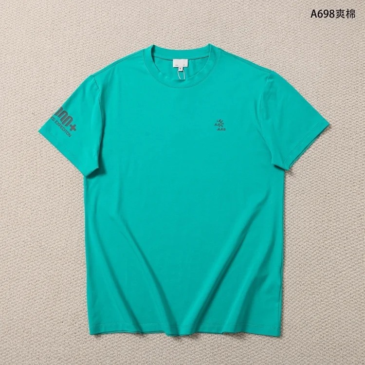 Kaijia sun embroidery men's short-sleeved T-shirt trendy brand sports loose large size half-sleeved men's T-shirt outdoor 698