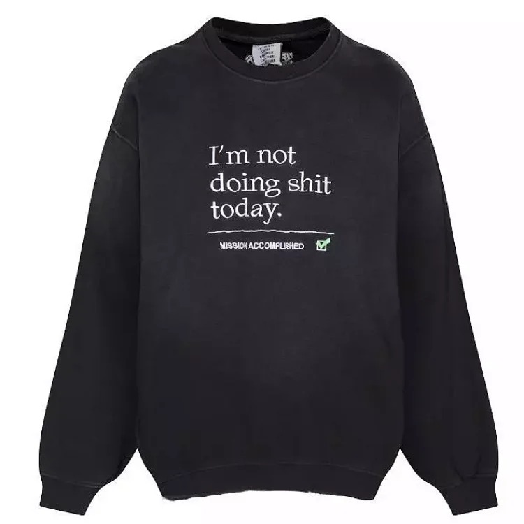 Letter Casual Hooded Swe image 4