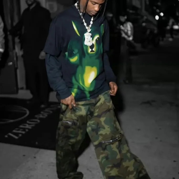 Camouflage loose overal