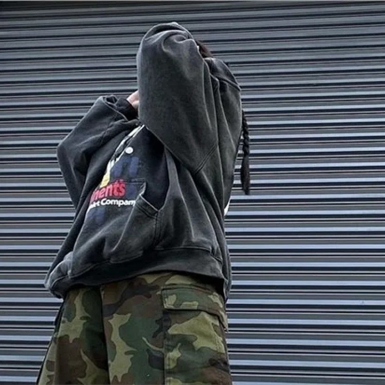Camouflage loose overal