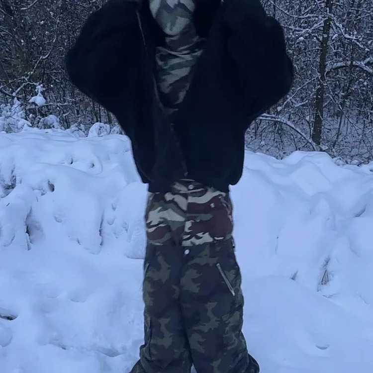 Camouflage loose overal