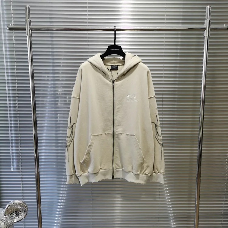 Apricot zipper sweatshirt suit image 3
