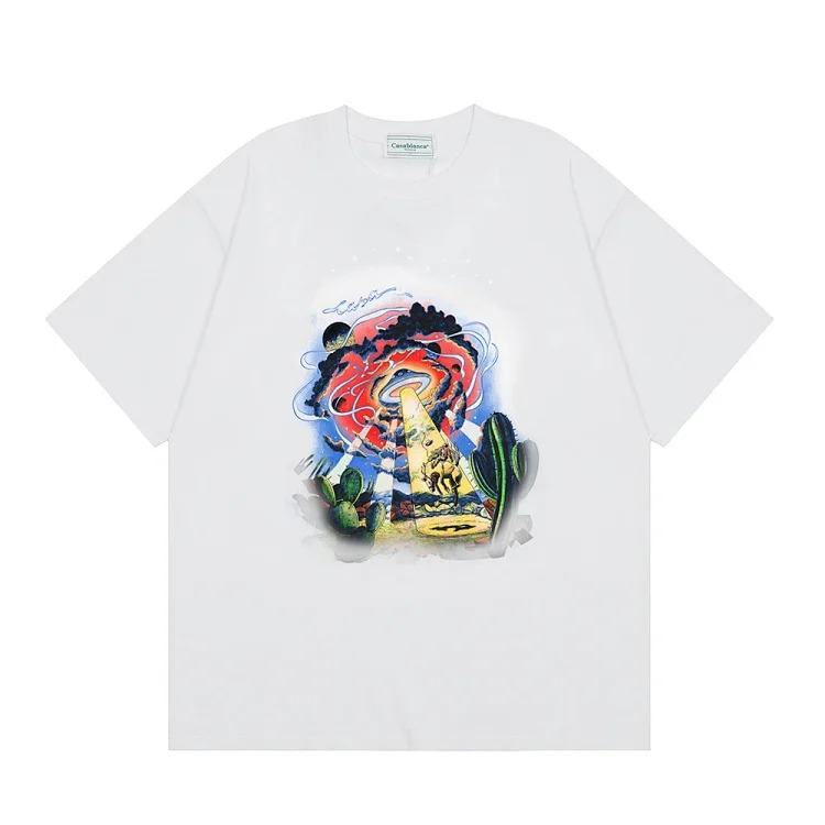 Factory self- tropical wind printed short sleeve 11