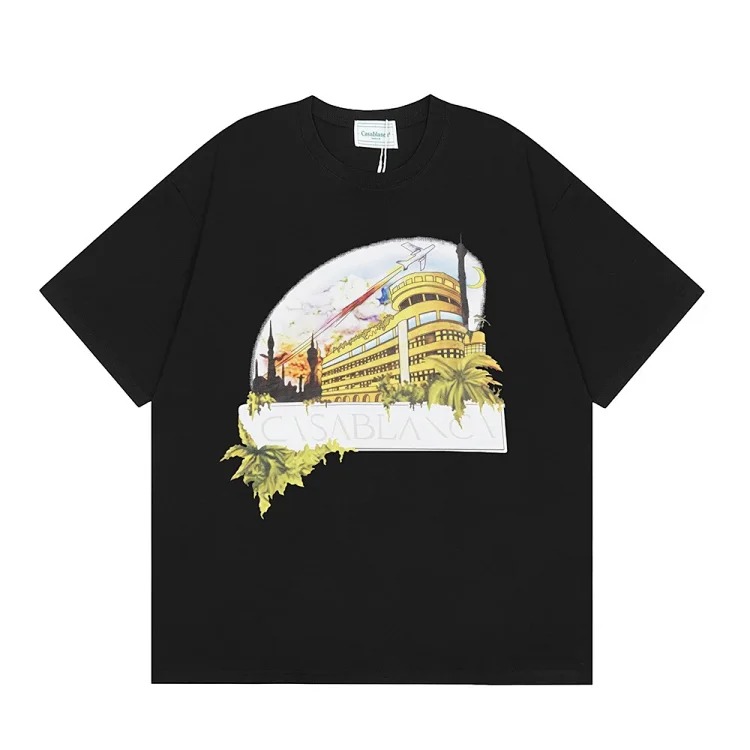 Factory self- tropical wind printed short sleeve 11