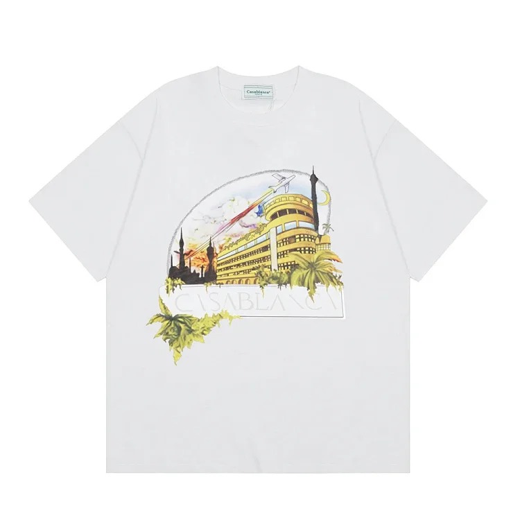Factory self- tropical wind printed short sleeve 11