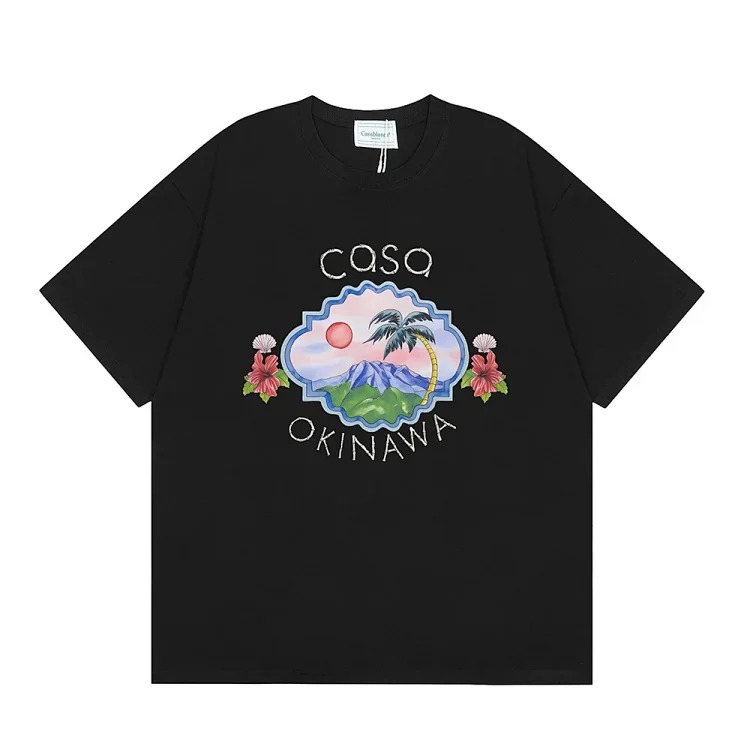 Factory self- tropical wind printed short sleeve 11