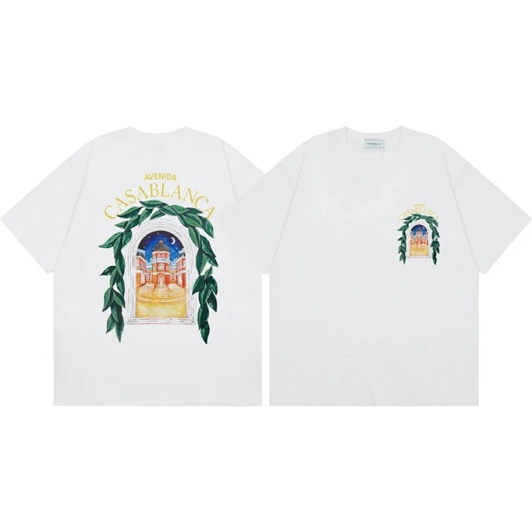 Factory self- tropical wind printed short sleeve 11