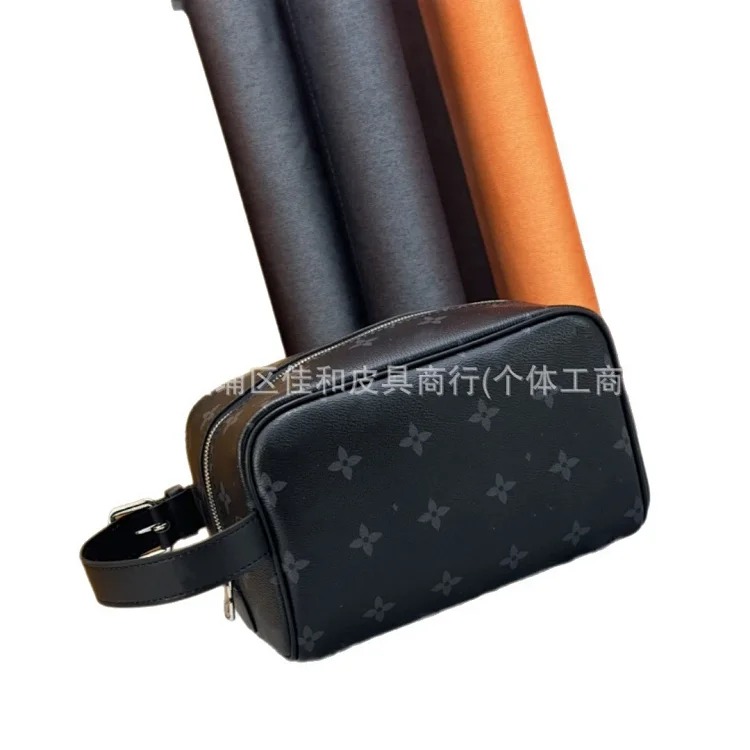 Louis Vuitton Cross-border New Classic Presbyopic Cosmetic Bag Women's Large Capacity Portable Travel Cosmetic Storage Bag Washing Bag