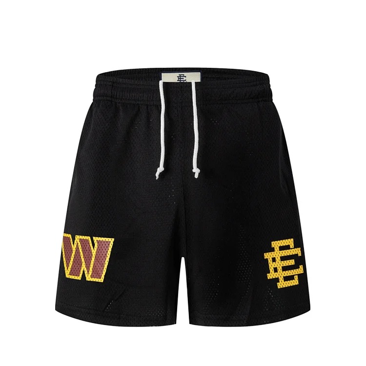 Cross-border summer E+E mesh pants, football uniforms, school uniforms, male and female couples, mesh casual shorts, beach pants, mesh image 3
