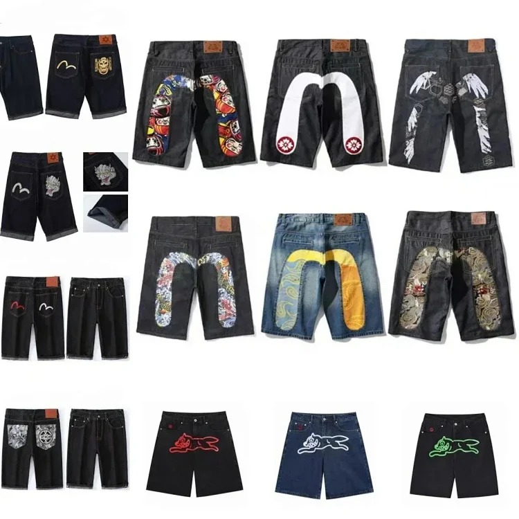 XMT18 American high street denim shorts