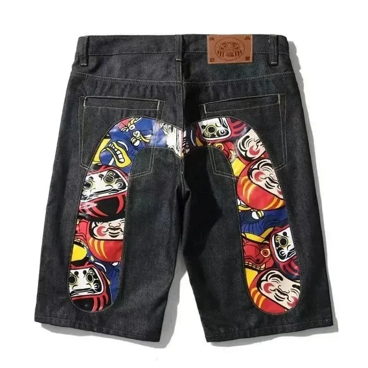 XMT18 American high street denim shorts image 3